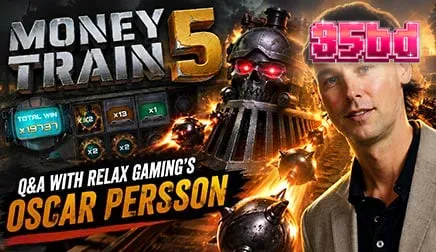 Money Train 5 স্লট গেমের একটি দৃশ্য যেখানে নতুন স্টেশন এবং চরিত্রগুলো প্রদর্শিত হচ্ছে।